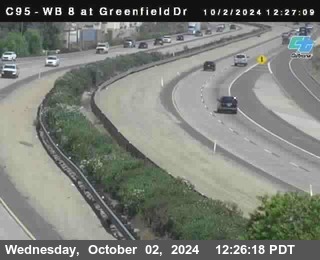 WB 8 at Greenfield Street