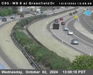 WB 8 at Greenfield Street