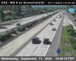 WB 8 at Greenfield Street