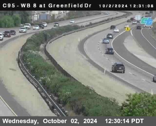 WB 8 at Greenfield Street