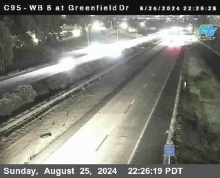 WB 8 at Greenfield Street