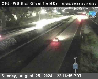 WB 8 at Greenfield Street