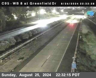 WB 8 at Greenfield Street