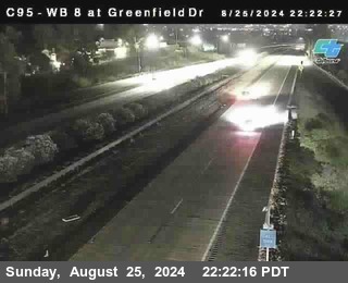 WB 8 at Greenfield Street