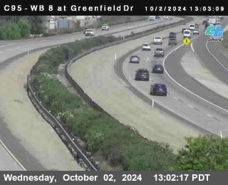 WB 8 at Greenfield Street