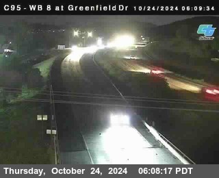 WB 8 at Greenfield Street