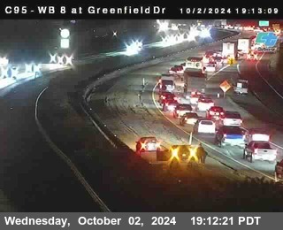 WB 8 at Greenfield Street