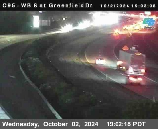 WB 8 at Greenfield Street