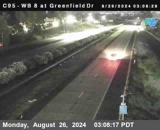 WB 8 at Greenfield Street