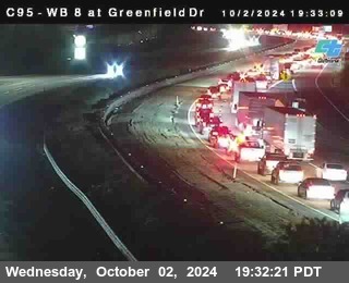 WB 8 at Greenfield Street