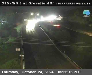 WB 8 at Greenfield Street