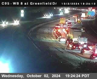 WB 8 at Greenfield Street