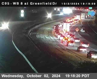 WB 8 at Greenfield Street