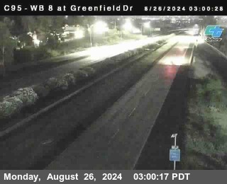 WB 8 at Greenfield Street