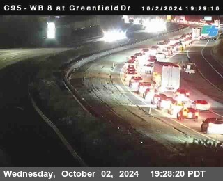 WB 8 at Greenfield Street