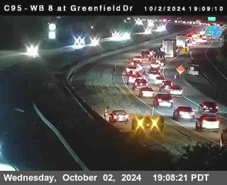 WB 8 at Greenfield Street