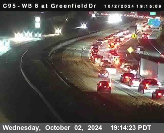 WB 8 at Greenfield Street