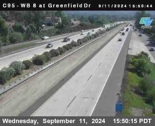 WB 8 at Greenfield Street