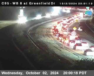 WB 8 at Greenfield Street