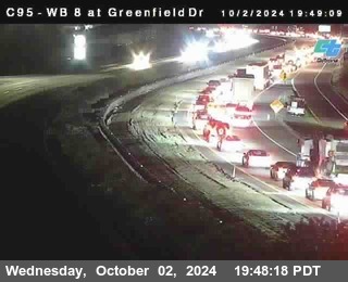 WB 8 at Greenfield Street