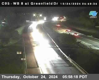 WB 8 at Greenfield Street