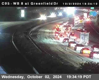 WB 8 at Greenfield Street