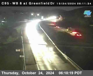 WB 8 at Greenfield Street