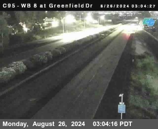 WB 8 at Greenfield Street