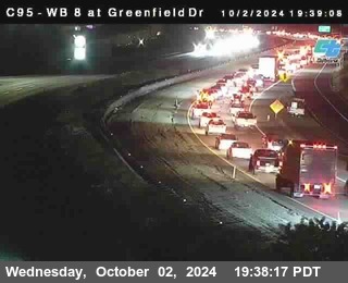 WB 8 at Greenfield Street