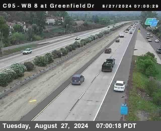 WB 8 at Greenfield Street