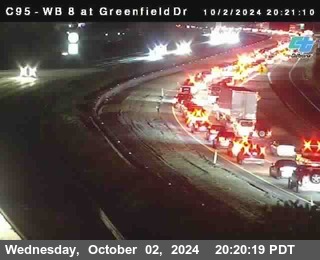 WB 8 at Greenfield Street