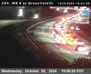 WB 8 at Greenfield Street