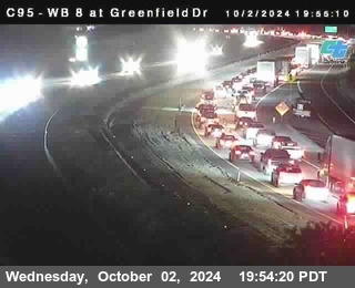 WB 8 at Greenfield Street