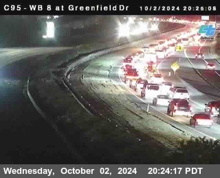 WB 8 at Greenfield Street