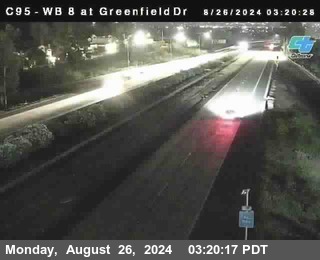 WB 8 at Greenfield Street