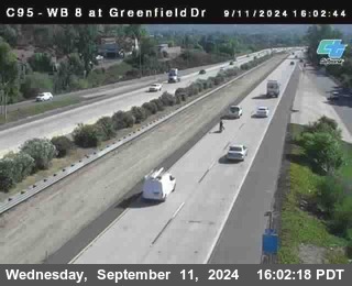 WB 8 at Greenfield Street