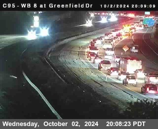 WB 8 at Greenfield Street