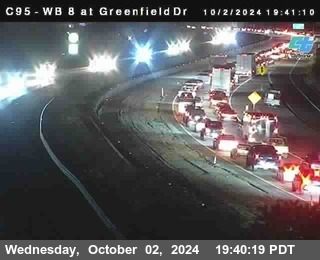 WB 8 at Greenfield Street