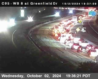 WB 8 at Greenfield Street