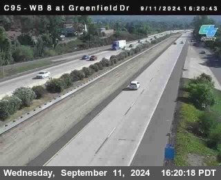 WB 8 at Greenfield Street