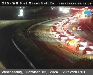 WB 8 at Greenfield Street