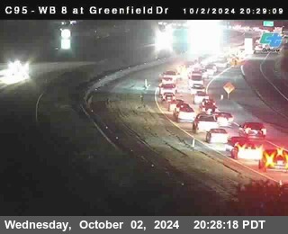 WB 8 at Greenfield Street