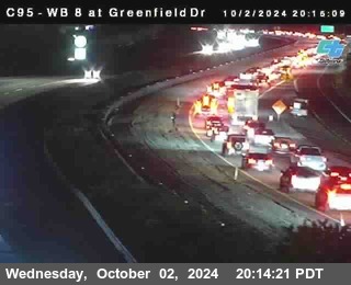 WB 8 at Greenfield Street