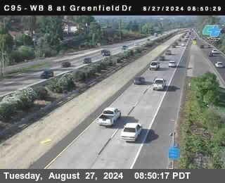 WB 8 at Greenfield Street