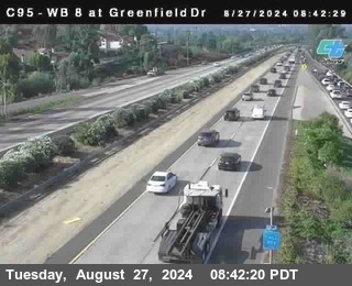 WB 8 at Greenfield Street