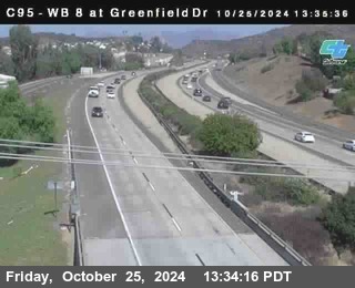 WB 8 at Greenfield Street