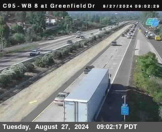 WB 8 at Greenfield Street