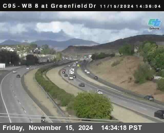 WB 8 at Greenfield Street