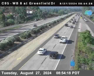 WB 8 at Greenfield Street