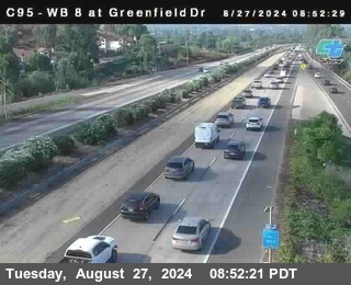 WB 8 at Greenfield Street